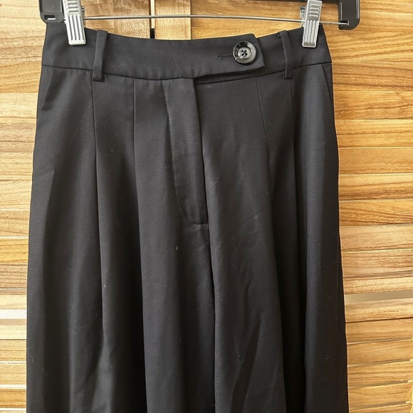 Anna Quan Wide Legs Plated Pants Size 6 - Picture 5 of 6